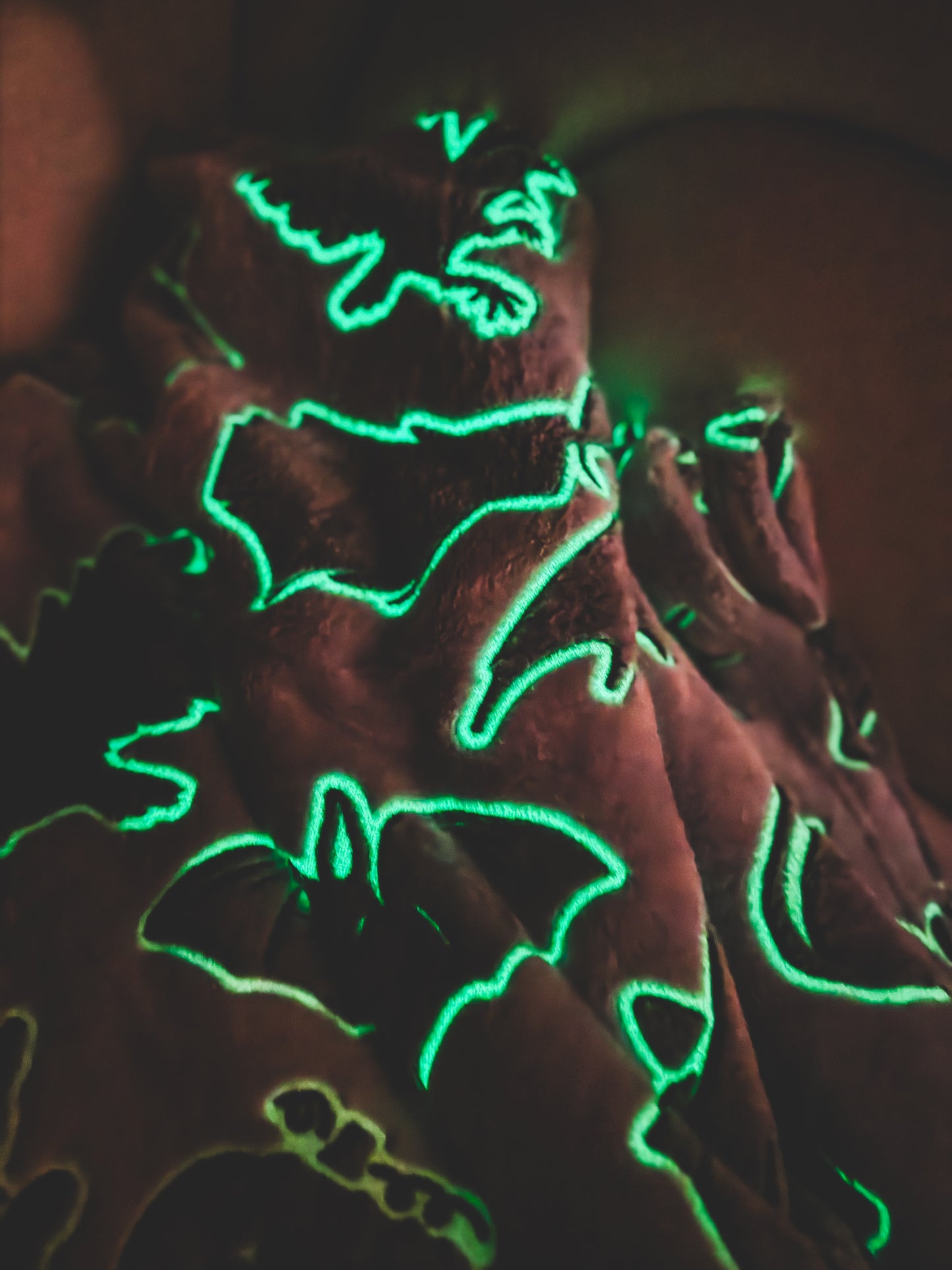 Fleece Throw Blanket - Glow in the Dark Halloween