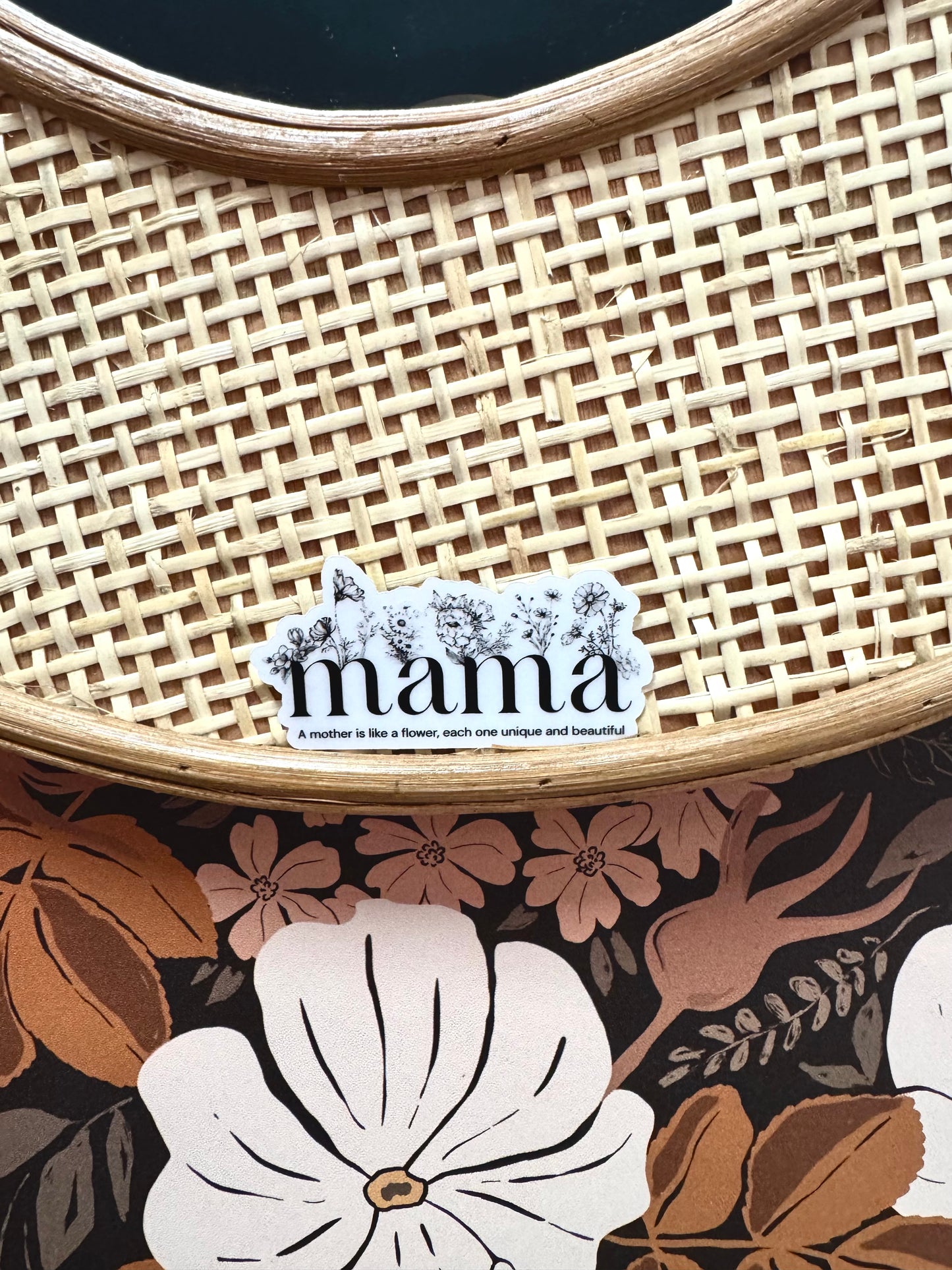 Beautiful Mama - Clear Sticker