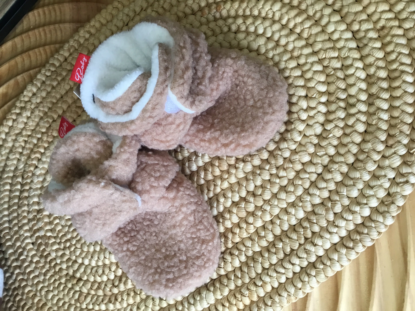 Slipper Booties - Khaki