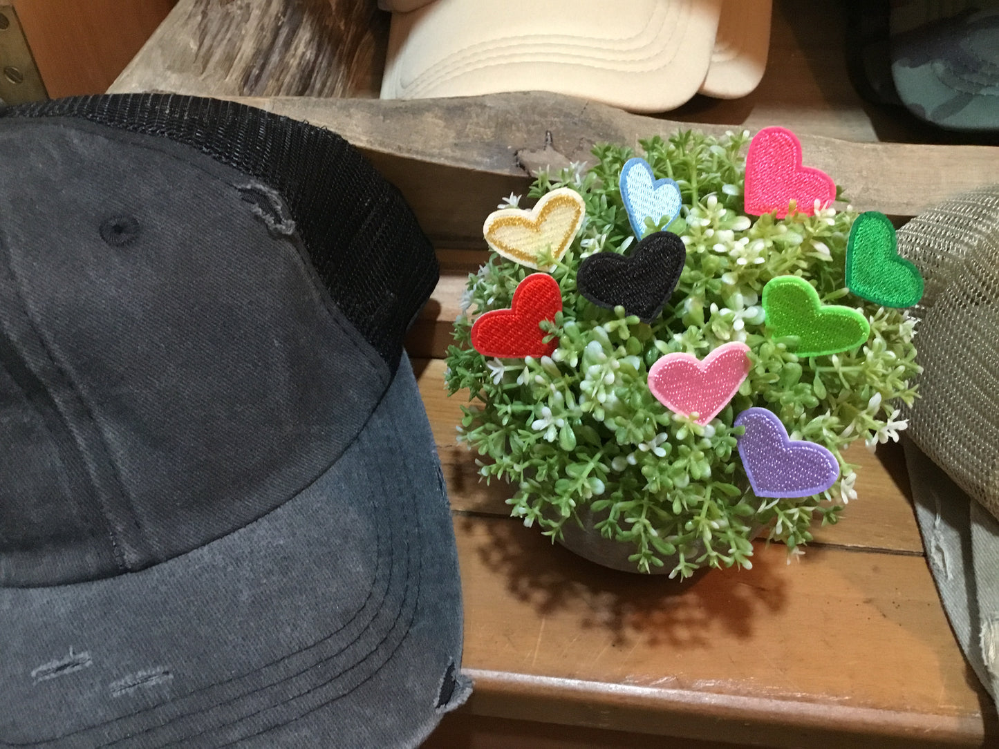 Hat Patch - Mini Heart