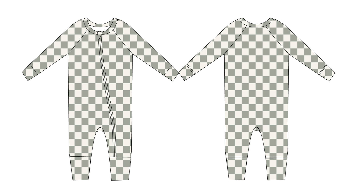 Bamboo Sleeper - Green Check