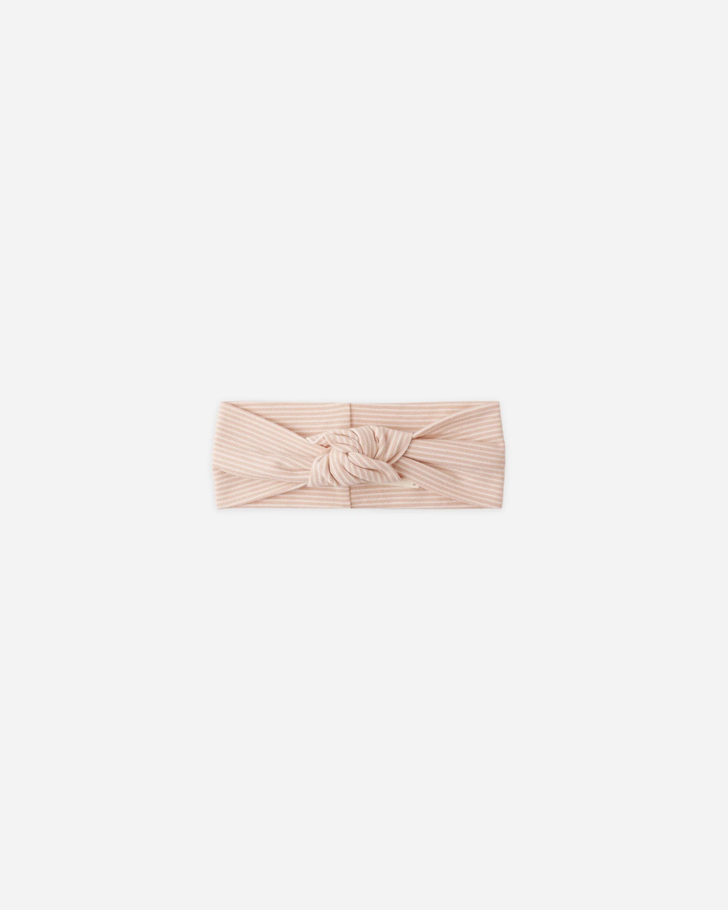 Knotted Headband - Melon Micro Stripe