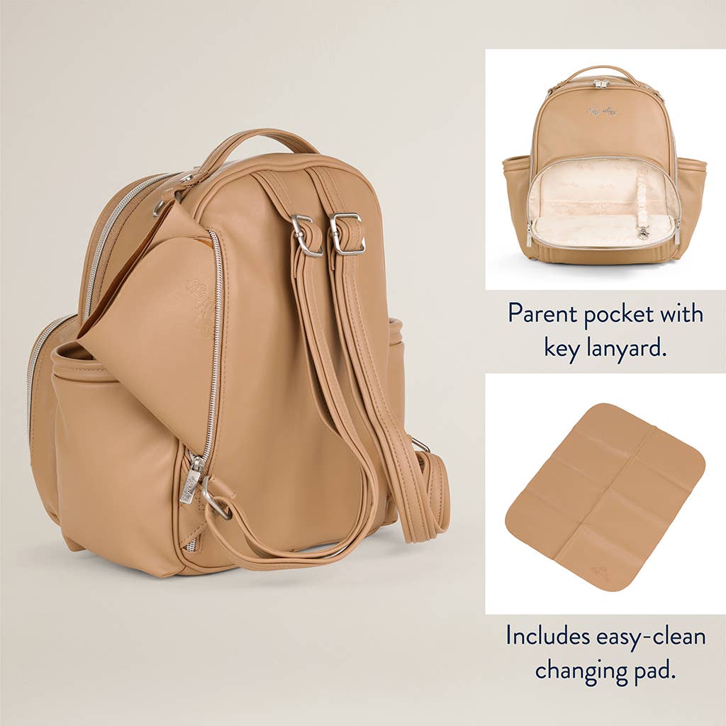 Itzy Mini Plus Diaper Bag Backpack - Chai