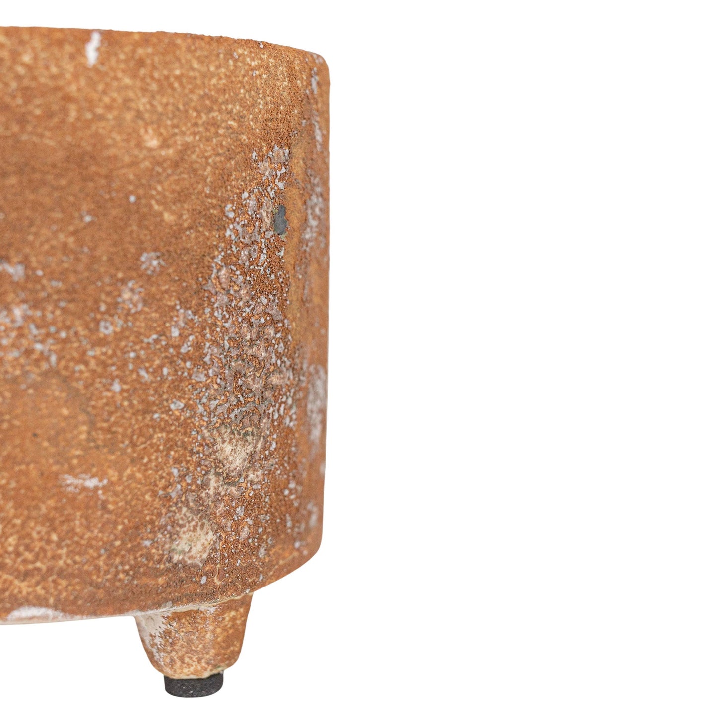 Griffin Footed Planter Rust