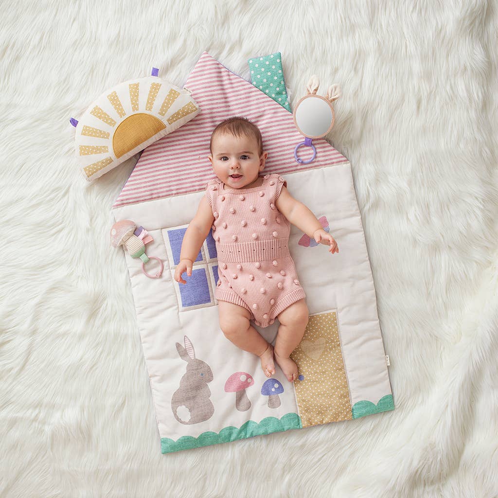 Itzy Ritzy - Tummy Time Cottage Play Mat