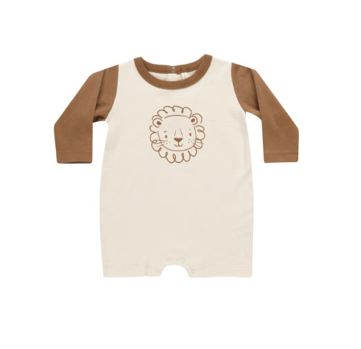 Long Sleeve Romper - Lion