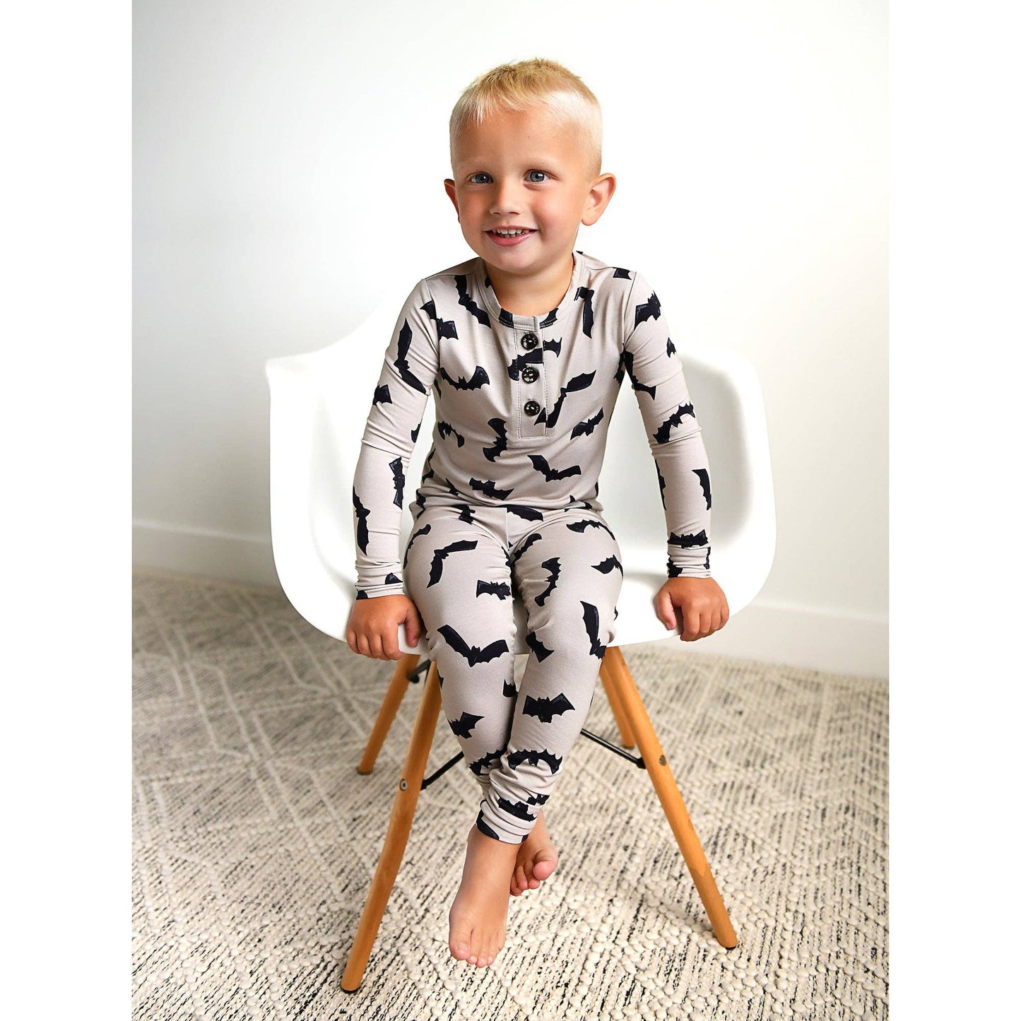 Bamboo Two Piece - Vlad Gray Bats