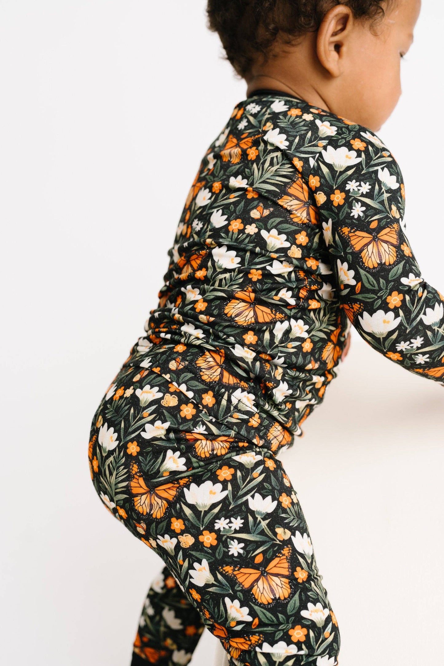 Bamboo Set - Monarch Butterfly Floral