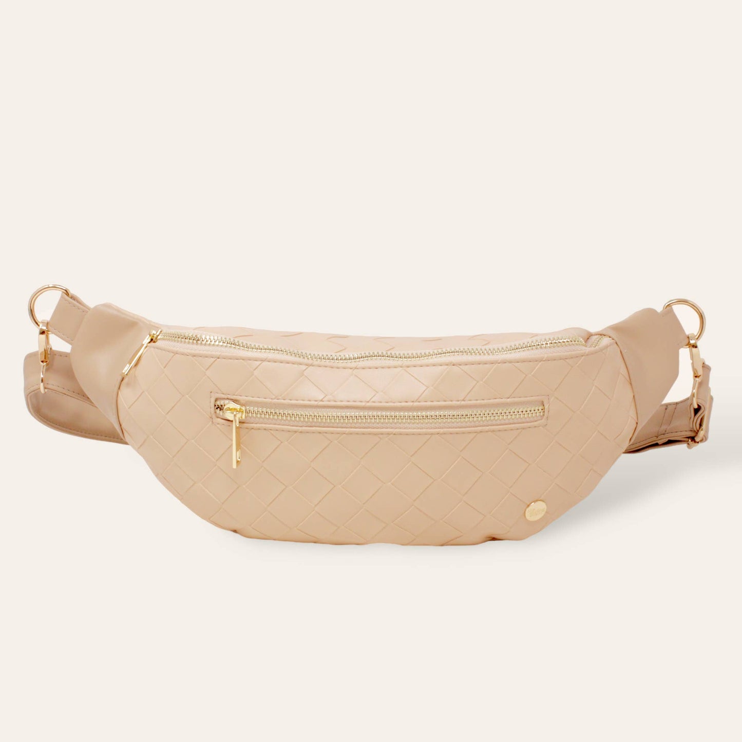 Luxe Belt Bag - Woven Oat