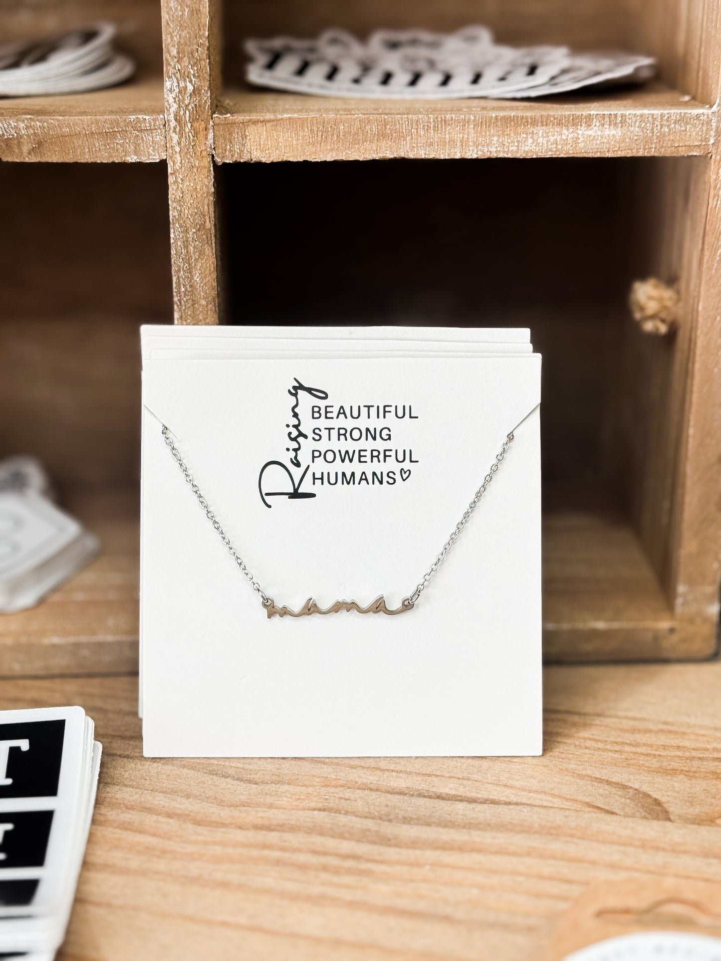 Mama Necklace - Silver
