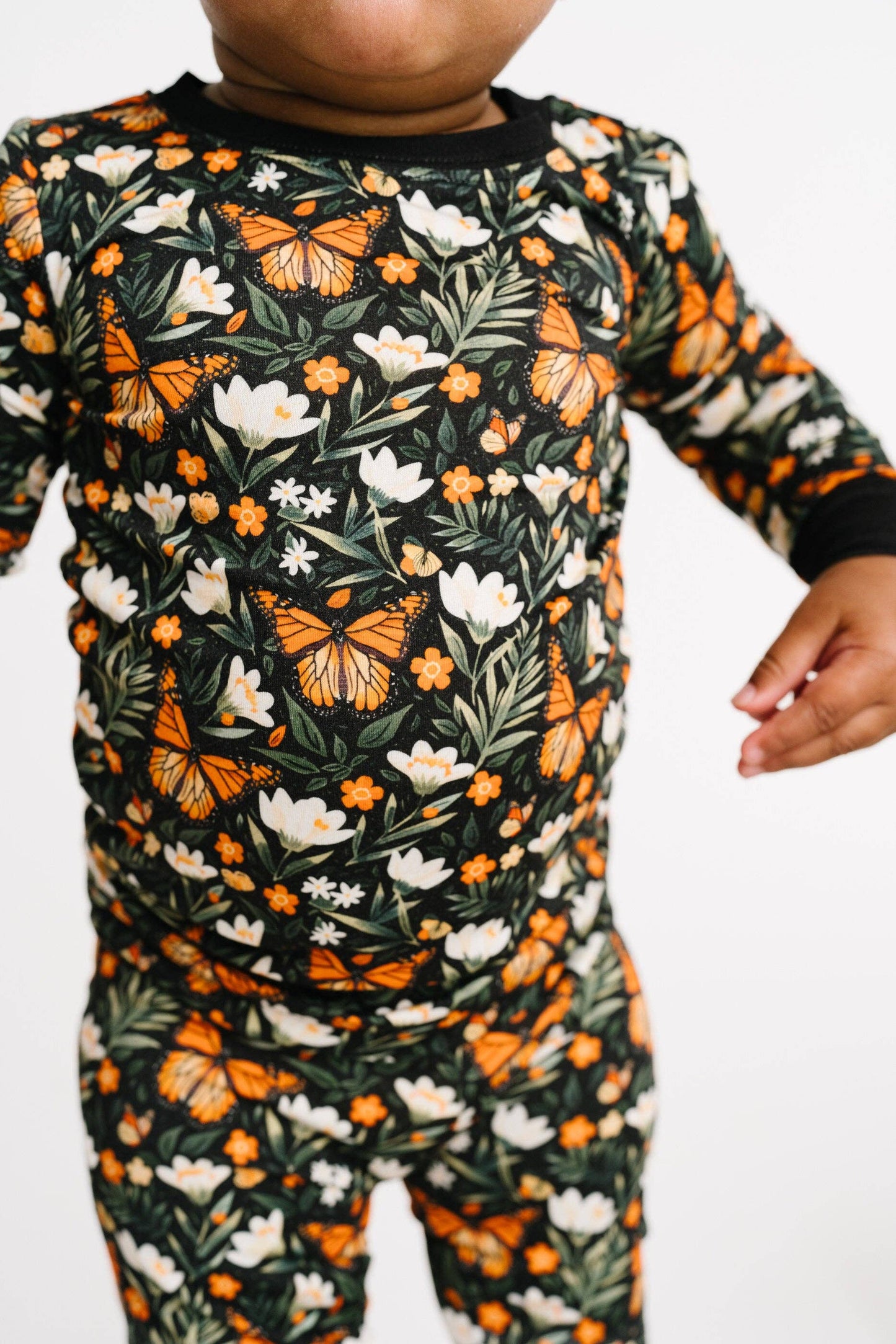 Bamboo Set - Monarch Butterfly Floral