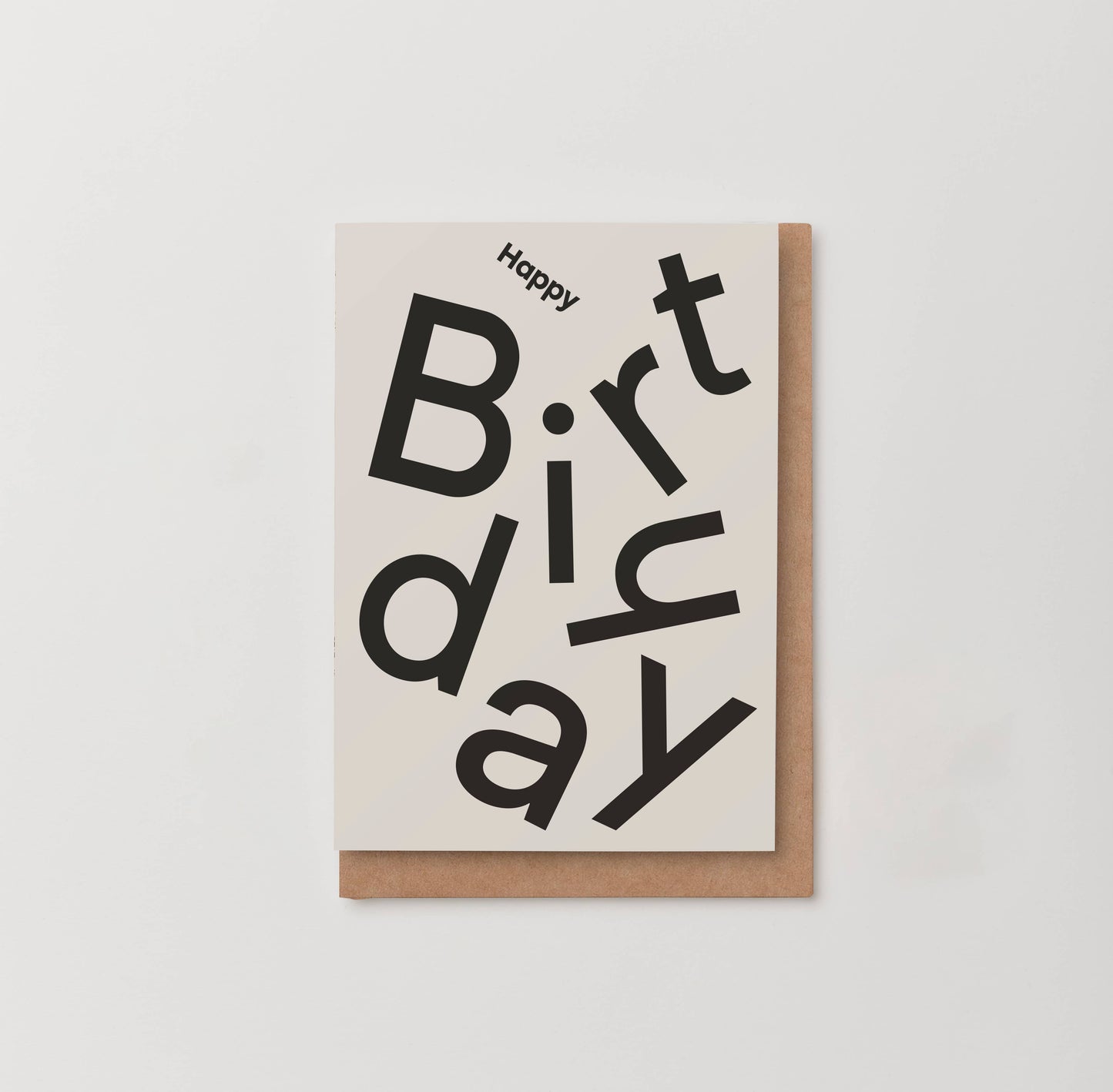 Happy Birthday Card - Type