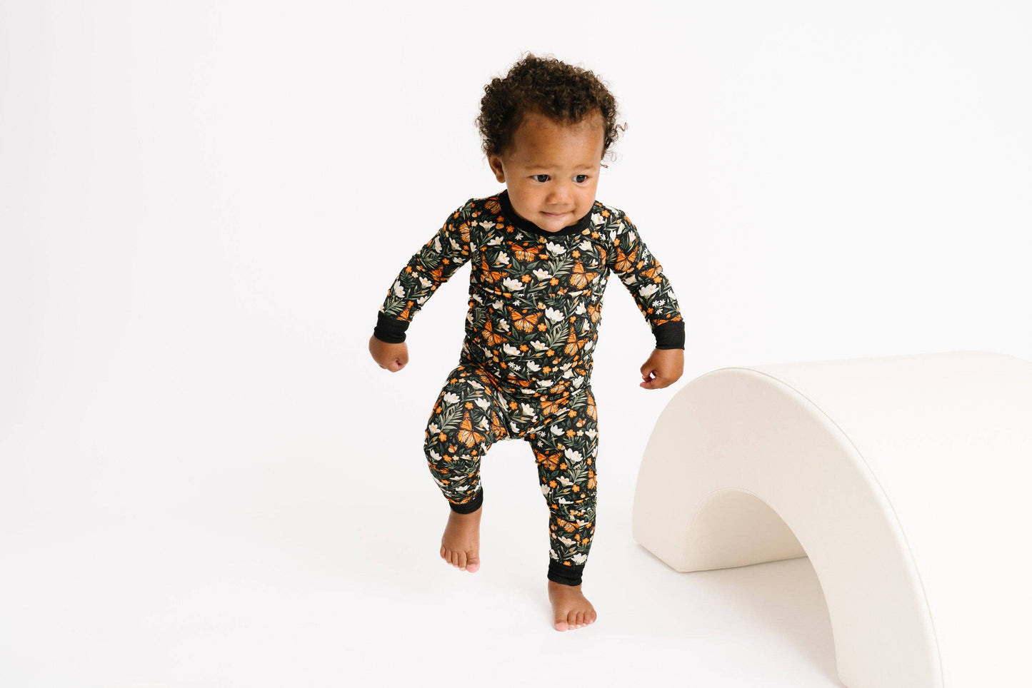 Bamboo Set - Monarch Butterfly Floral
