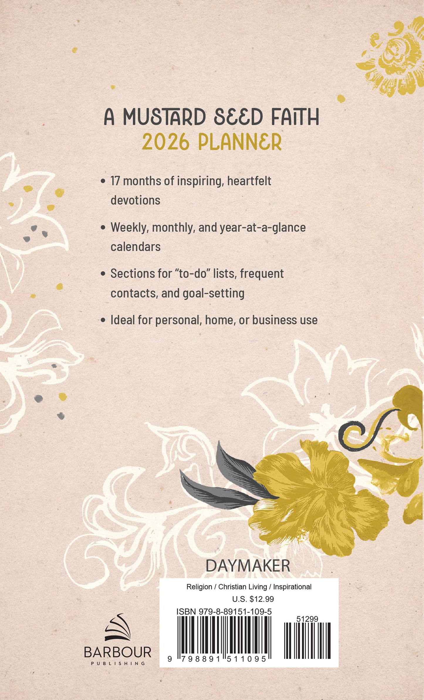 2026 Planner A Mustard Seed Faith