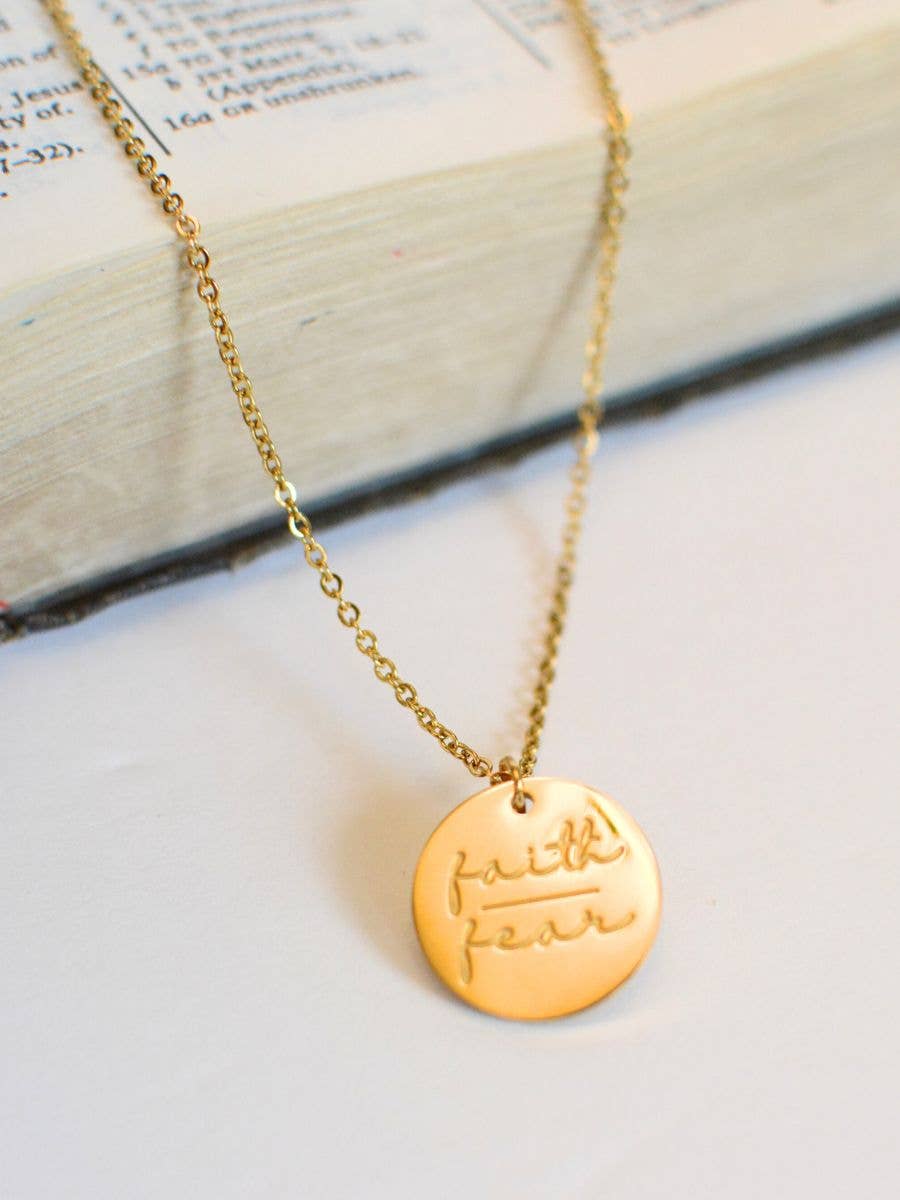 Faith Over Fear Necklace