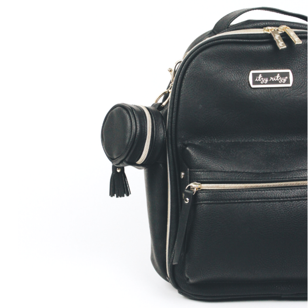 Diaper Bag Charm Pod Keychain - Black