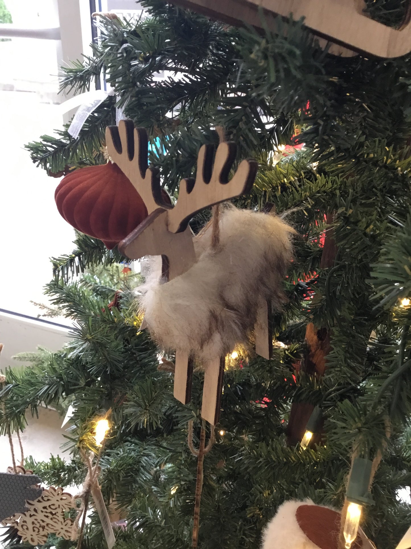 Reindeer Ornament - Wooden