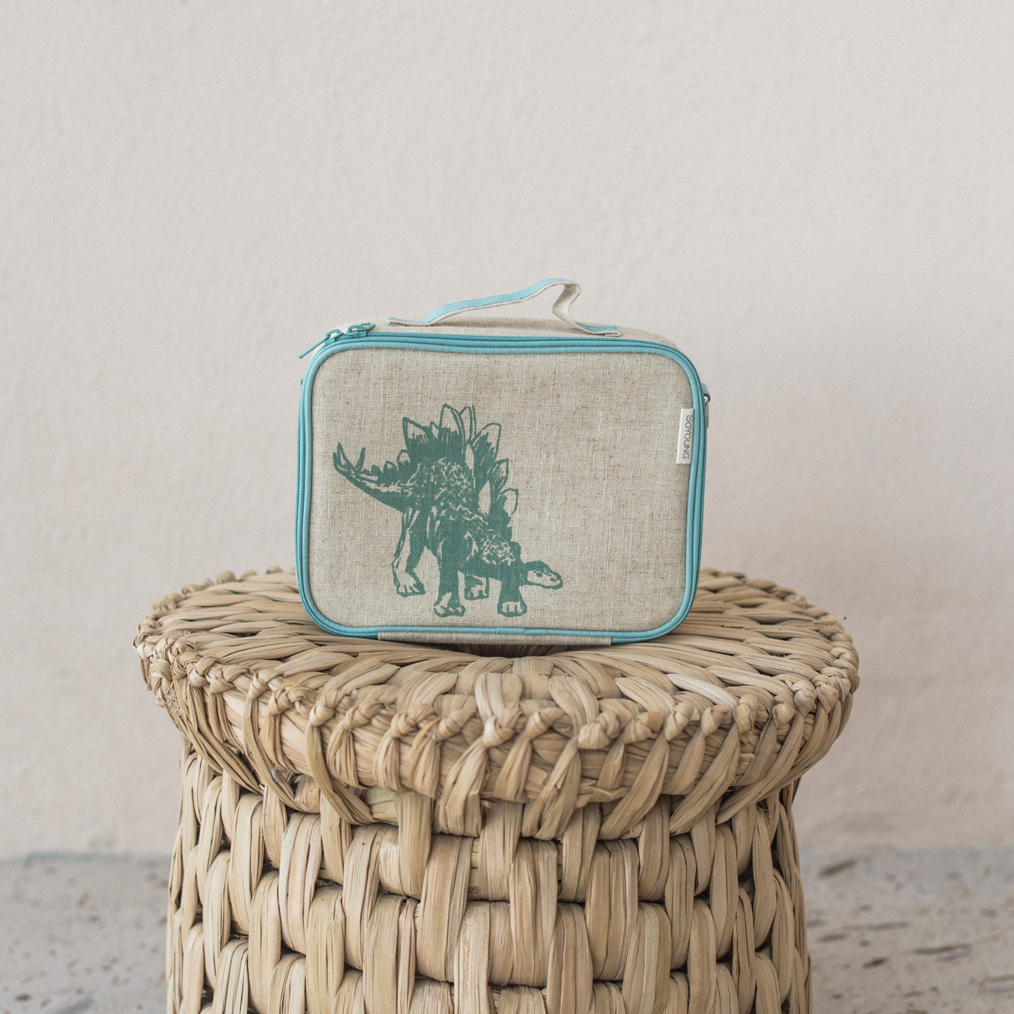 Lunch Box - Green Stegosaurus