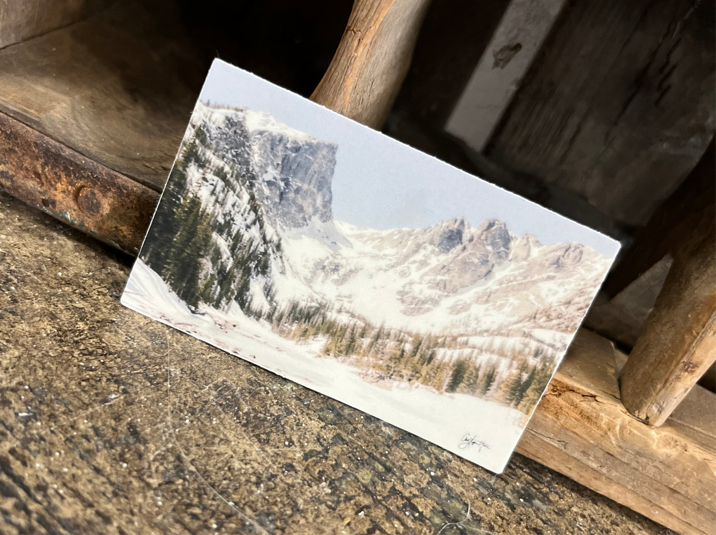 Dream Lake in Rocky Mountain National Park - Sticker