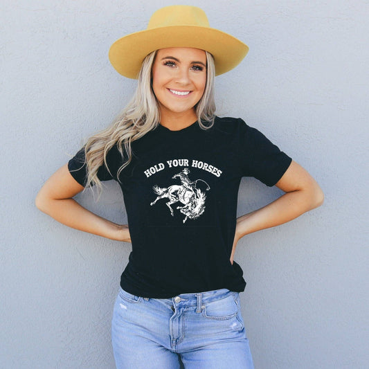 Graphic Tee - Hold Your Horses