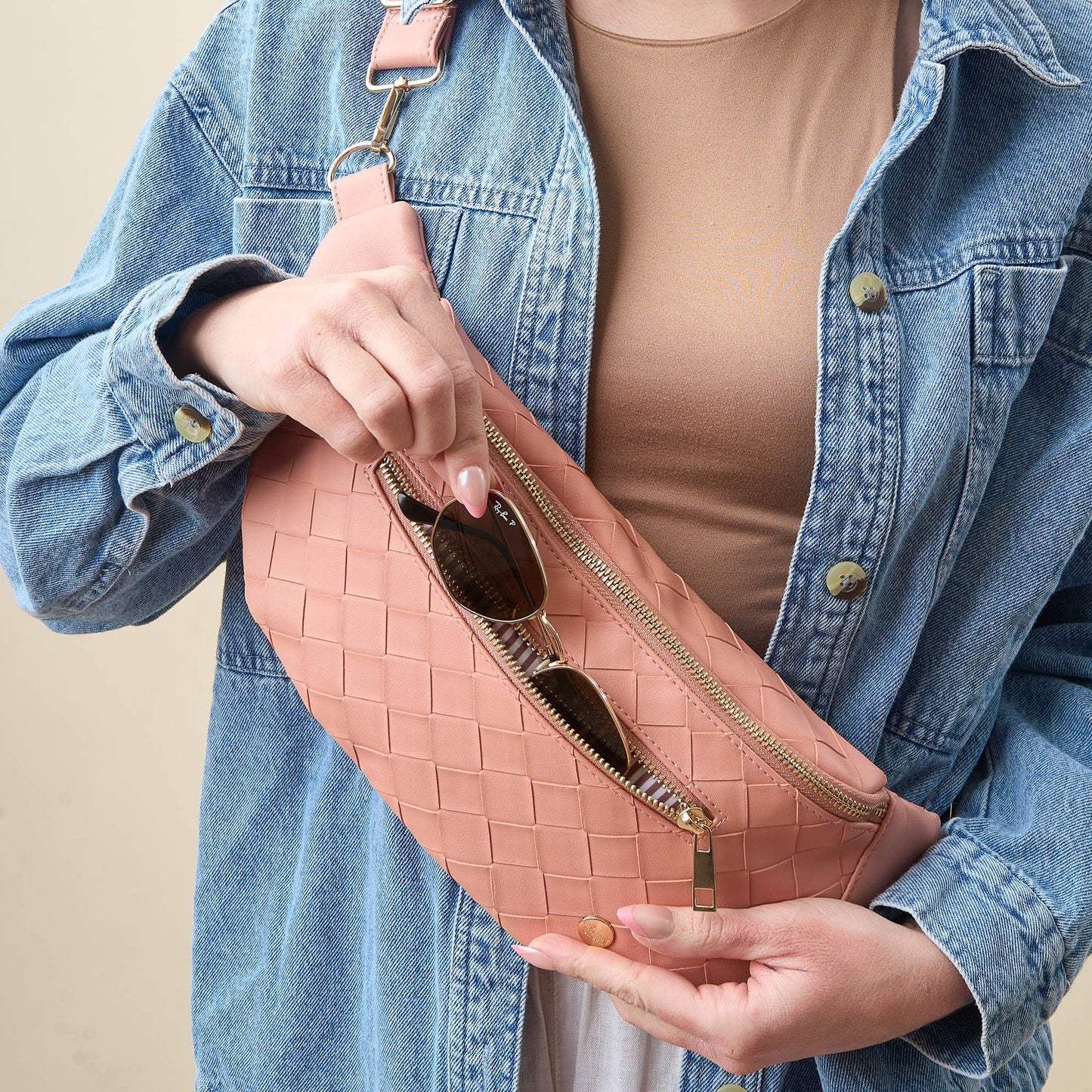 Luxe Belt Bag - Rose