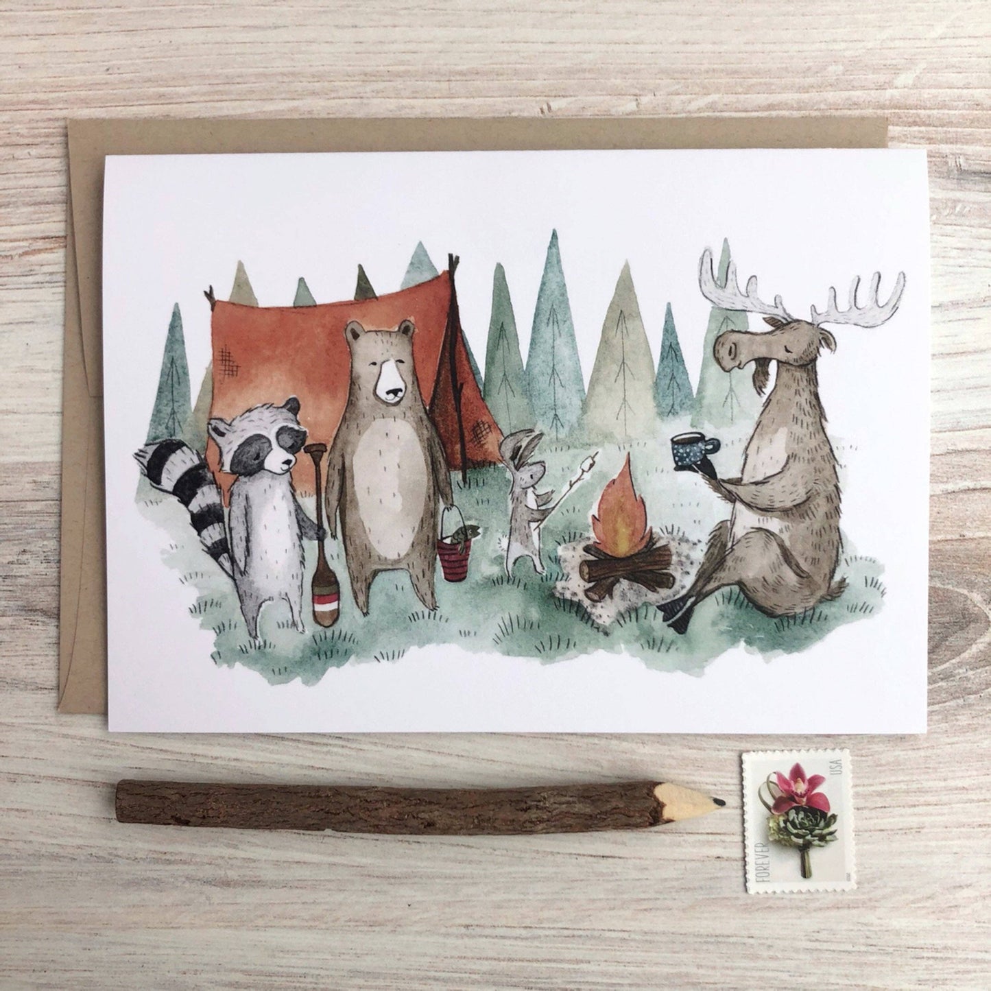 Card - Gathering Friends