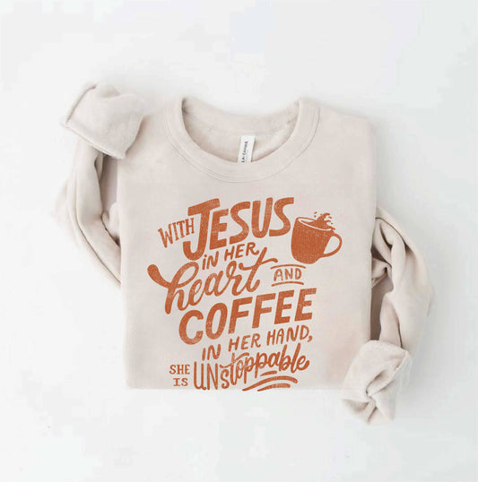 Sweatshirt - With Jesus In Her Heart