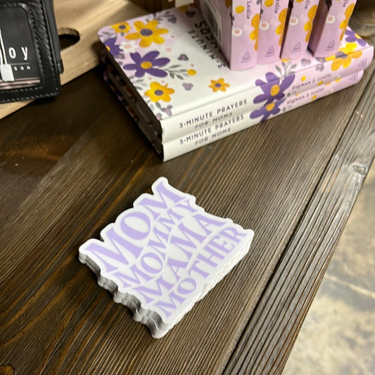 Mama Sticker - Lavendar Purple