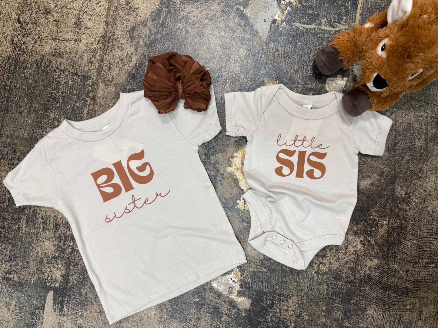 Big Sister Tee - Heather Dust