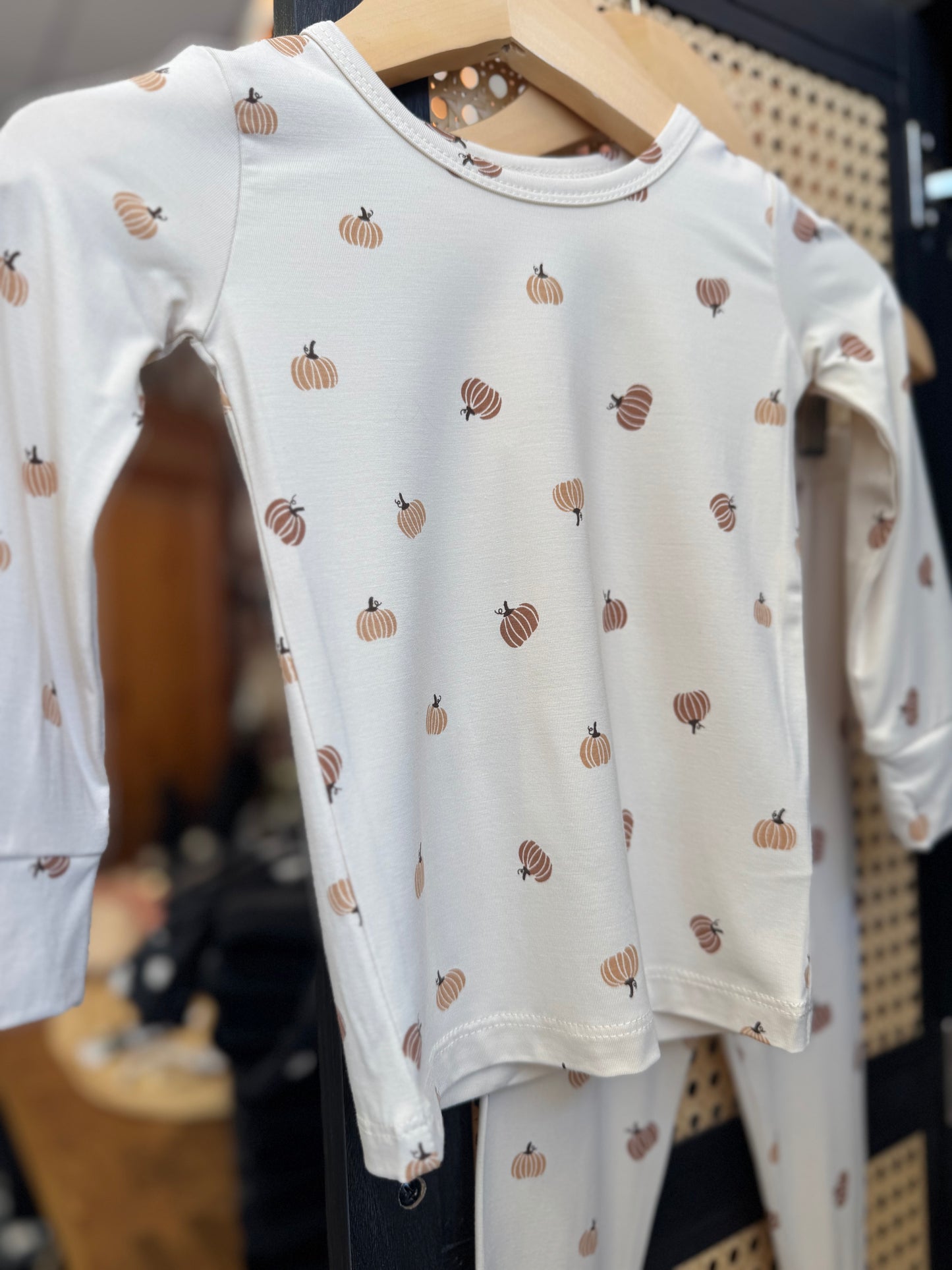 Bamboo Pajama Set - Pumpkins