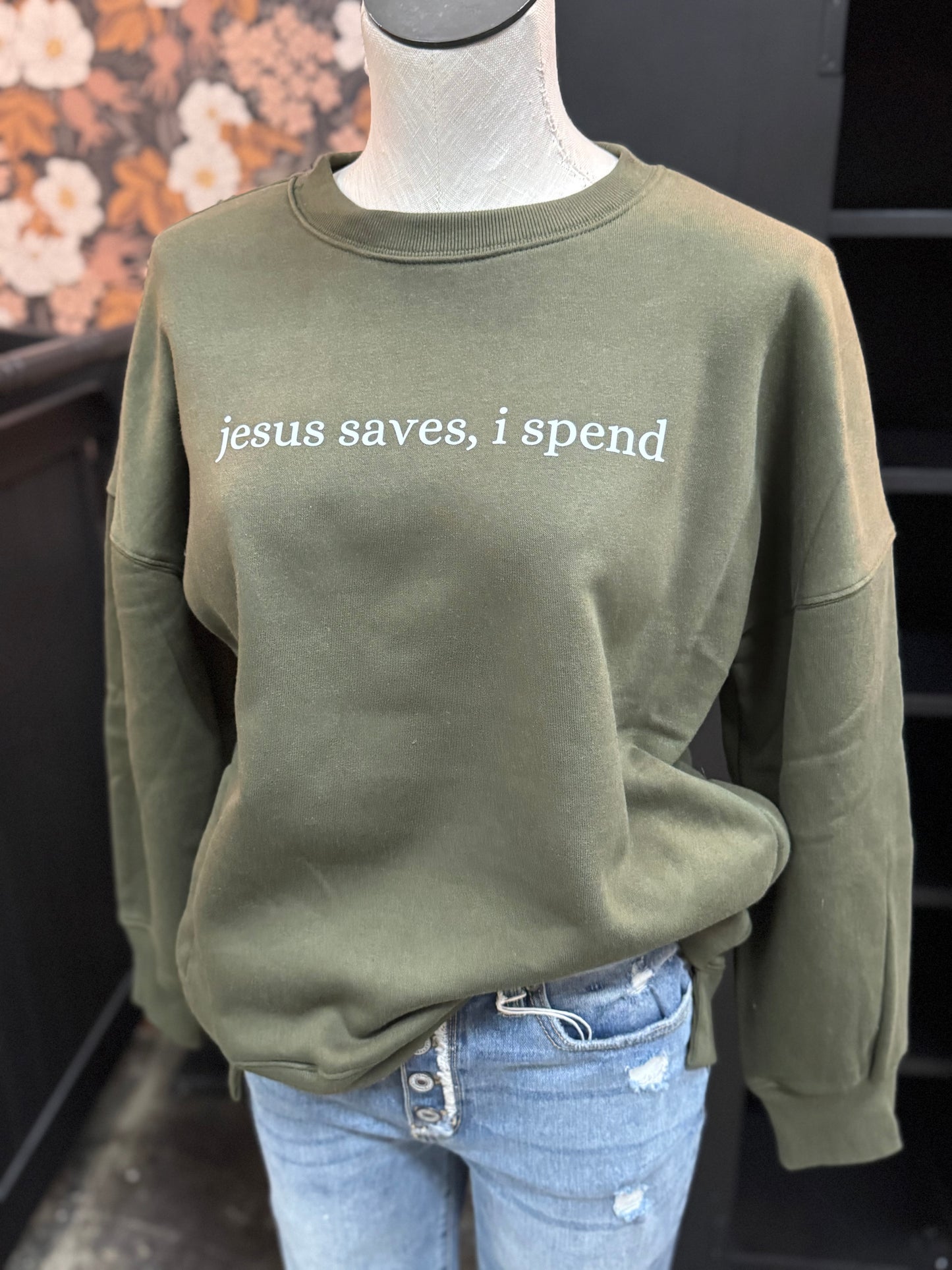 Sweatshirt - Jesus Saves