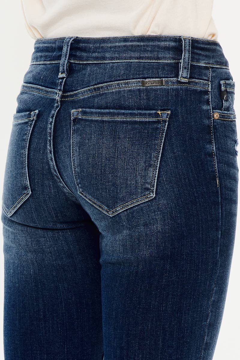 Mid-Rise Flare Jeans - Petite