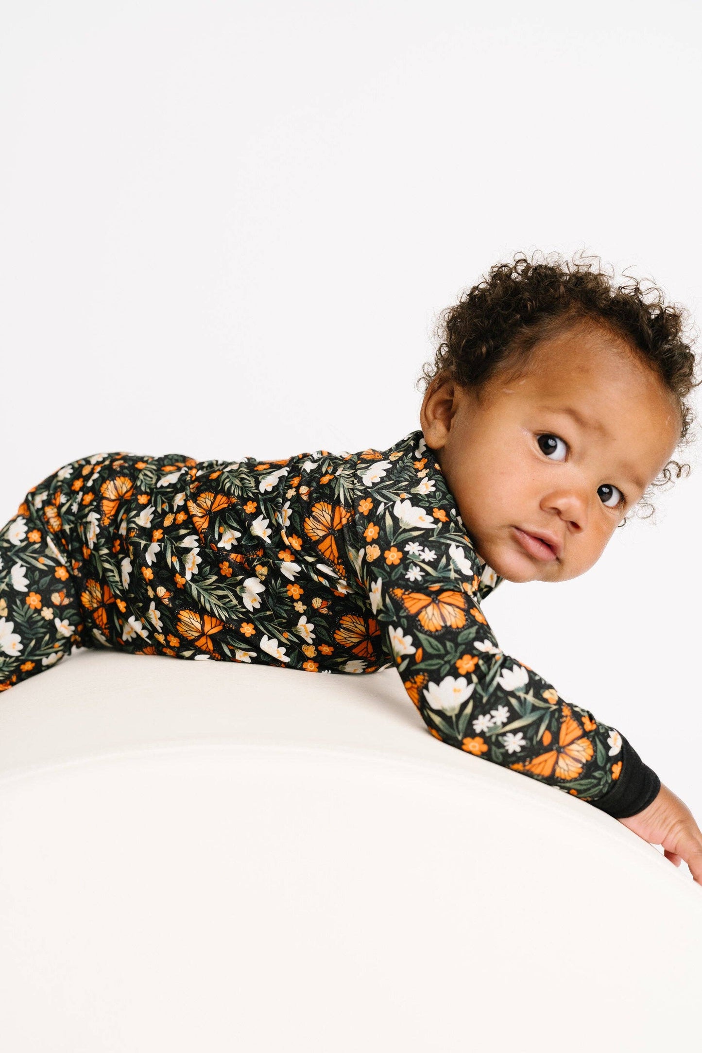 Bamboo Set - Monarch Butterfly Floral