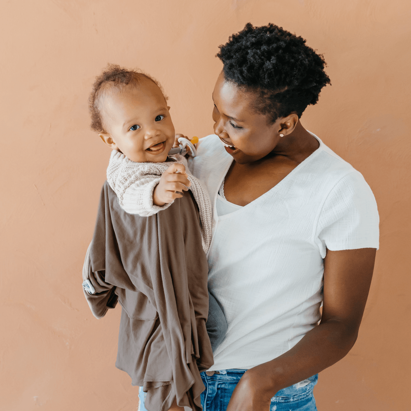 Knit Swaddle Blanket - Gobi