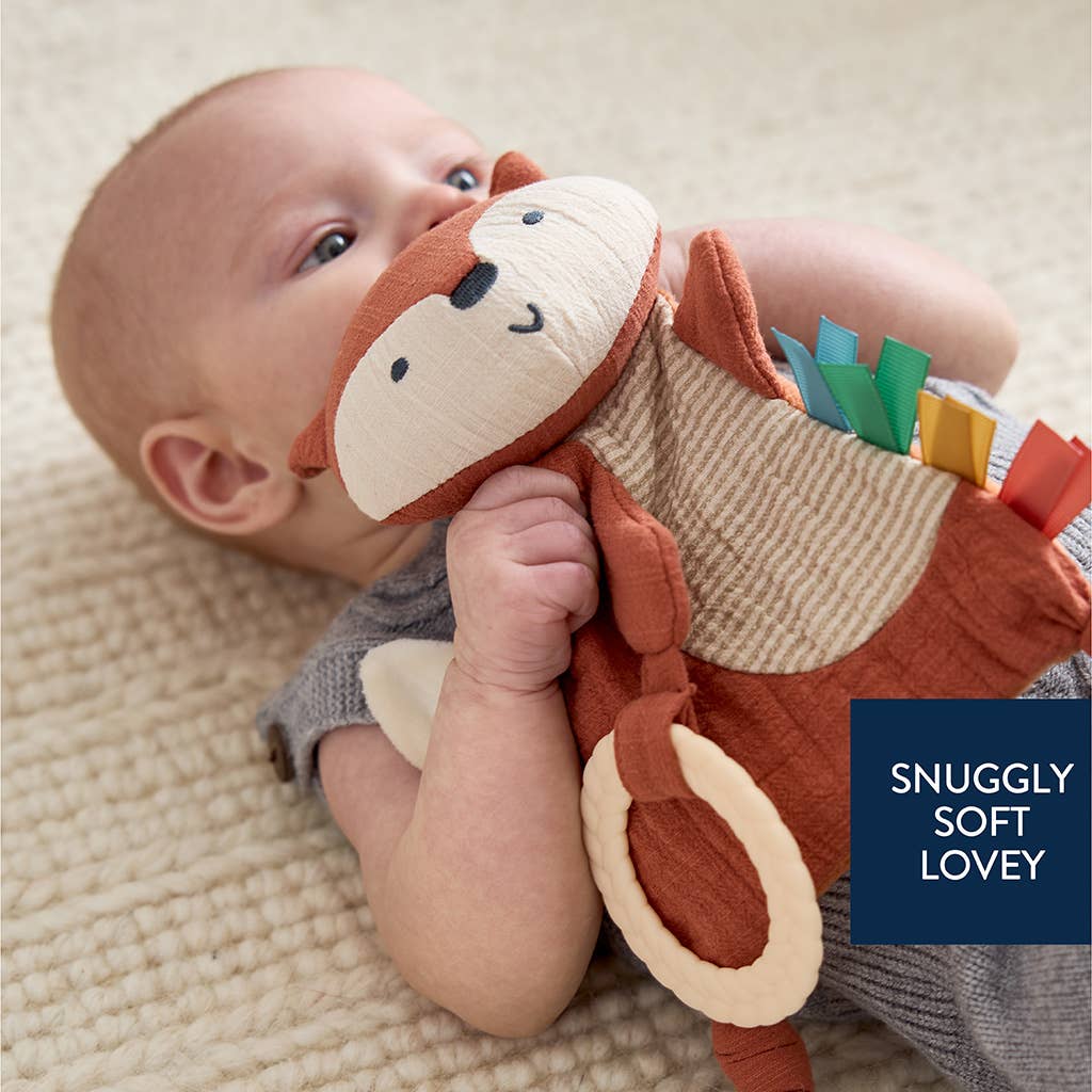 Bitzy Crinkle Toy/Teether - Fox