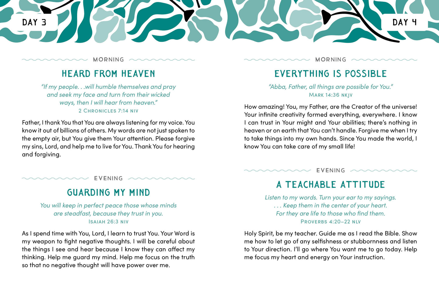 Daily Prayers for Morning and Evening