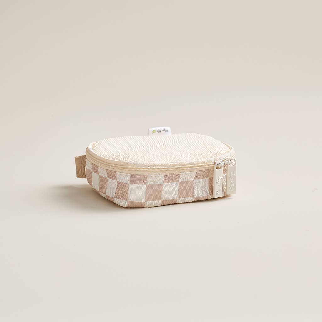 Pack Like a Boss Packing Cubes - Taupe Checkerboard