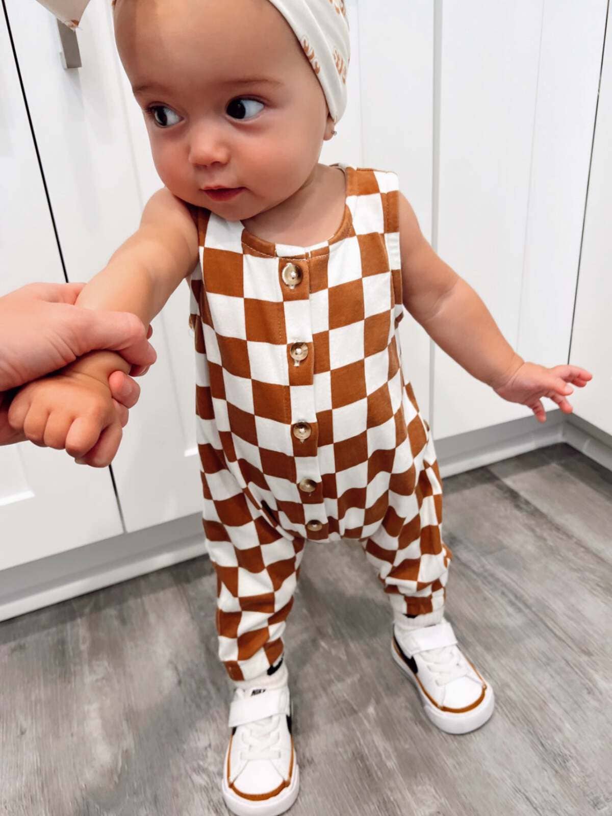 Checkerboard jumpsuit online