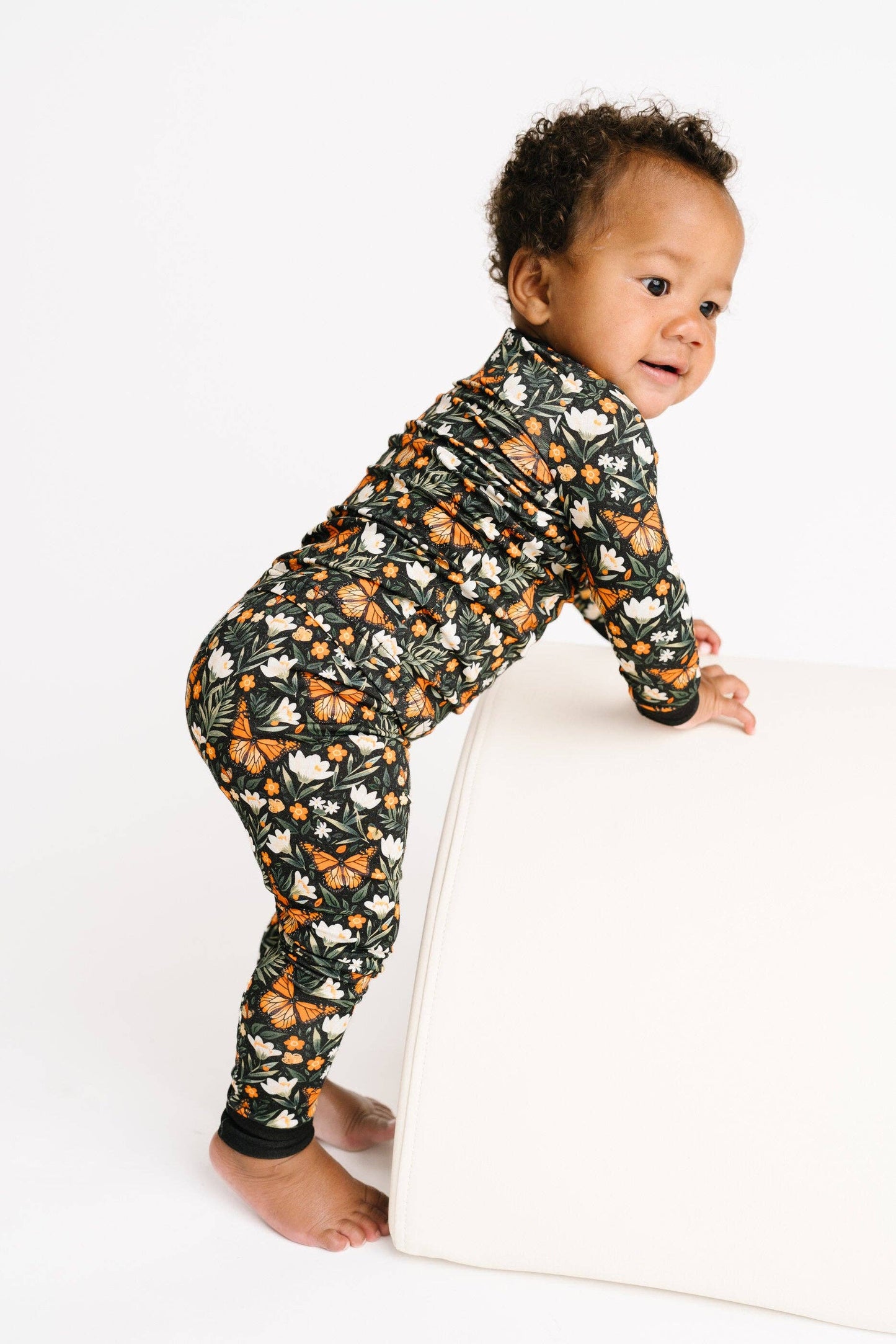 Bamboo Set - Monarch Butterfly Floral