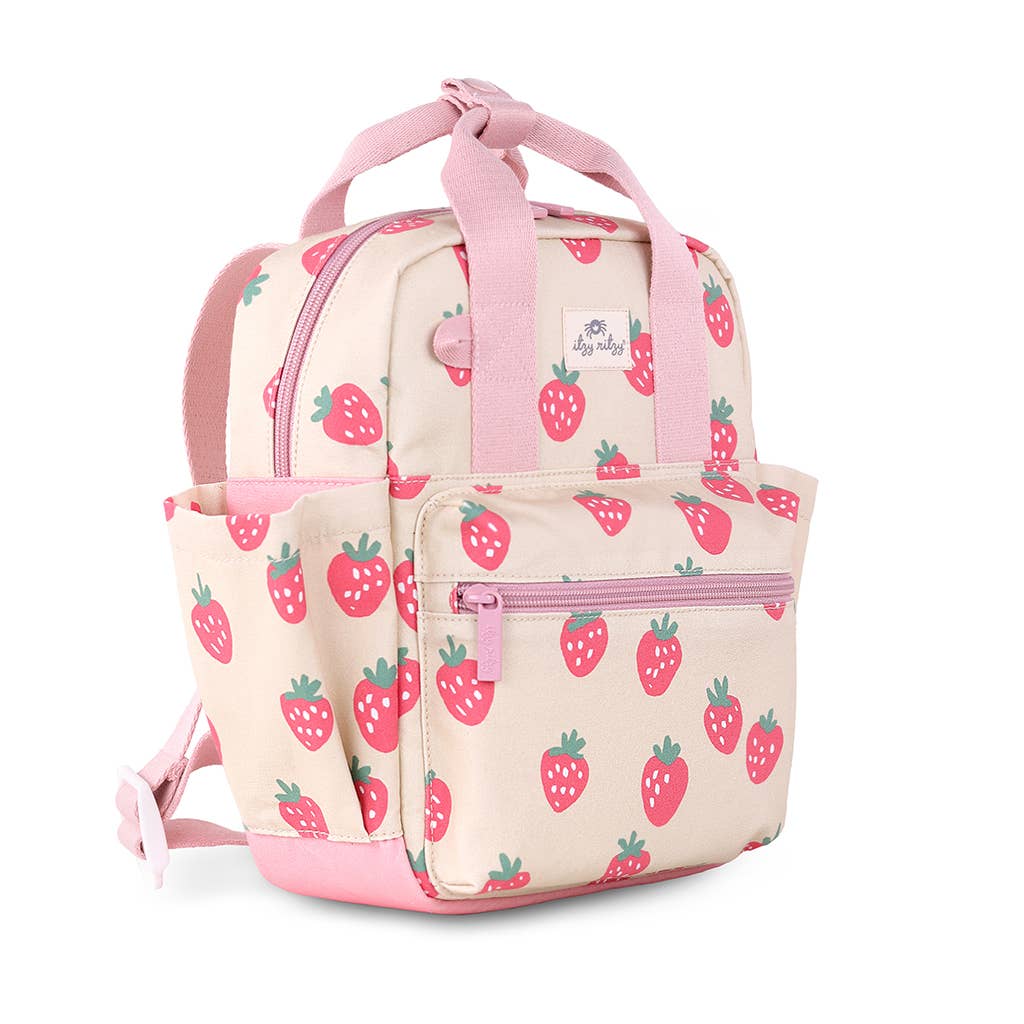 Itzy Bitzy Backpack - Strawberries & Cream