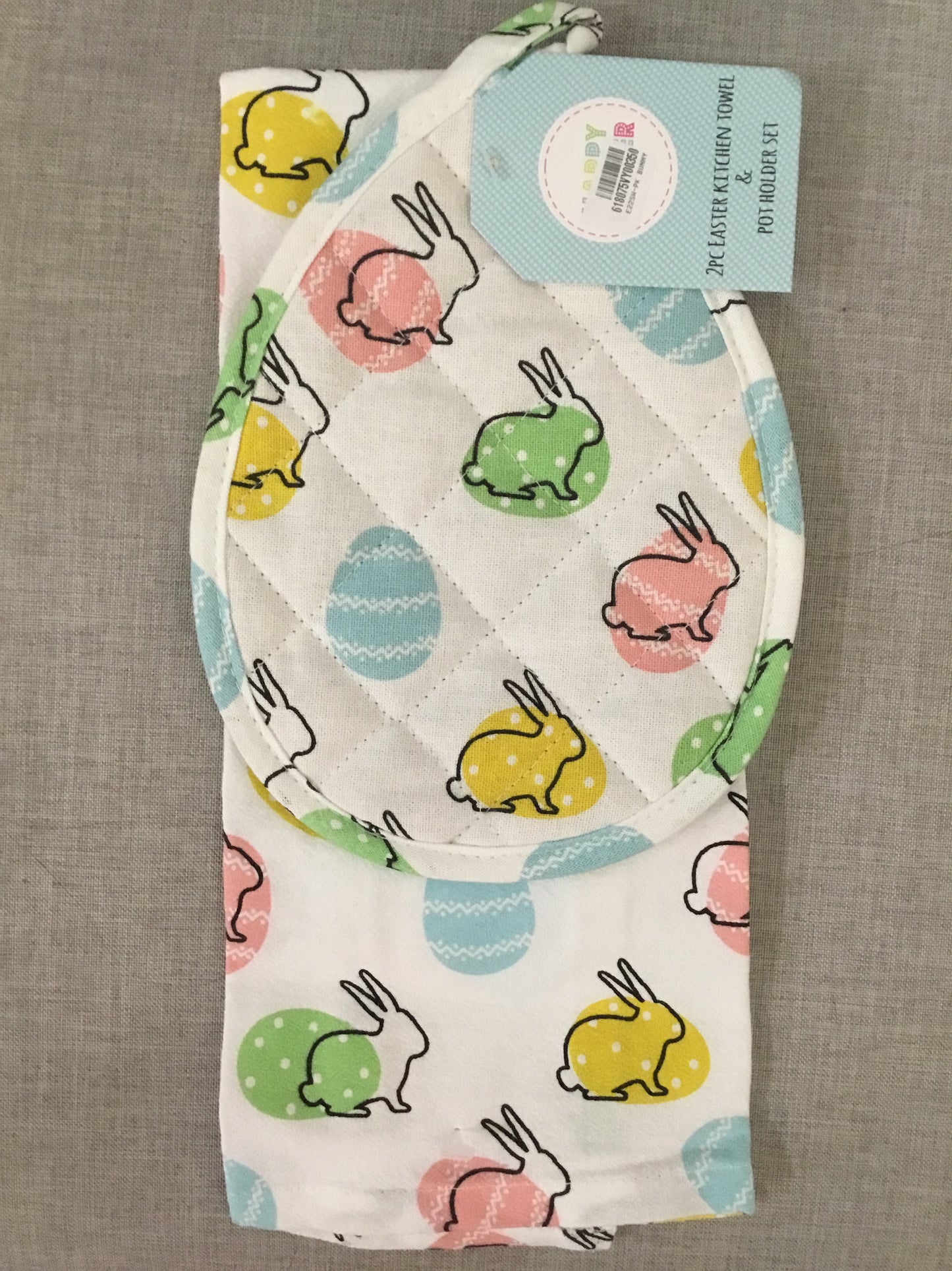 Easter Kitchen Towel & Pot Holder Set