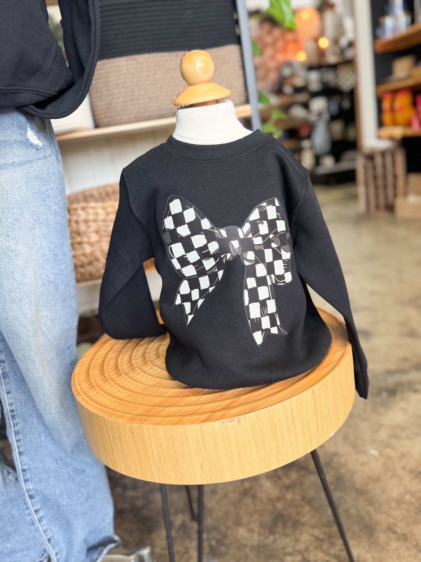 Bow Sweatshirt - Mini