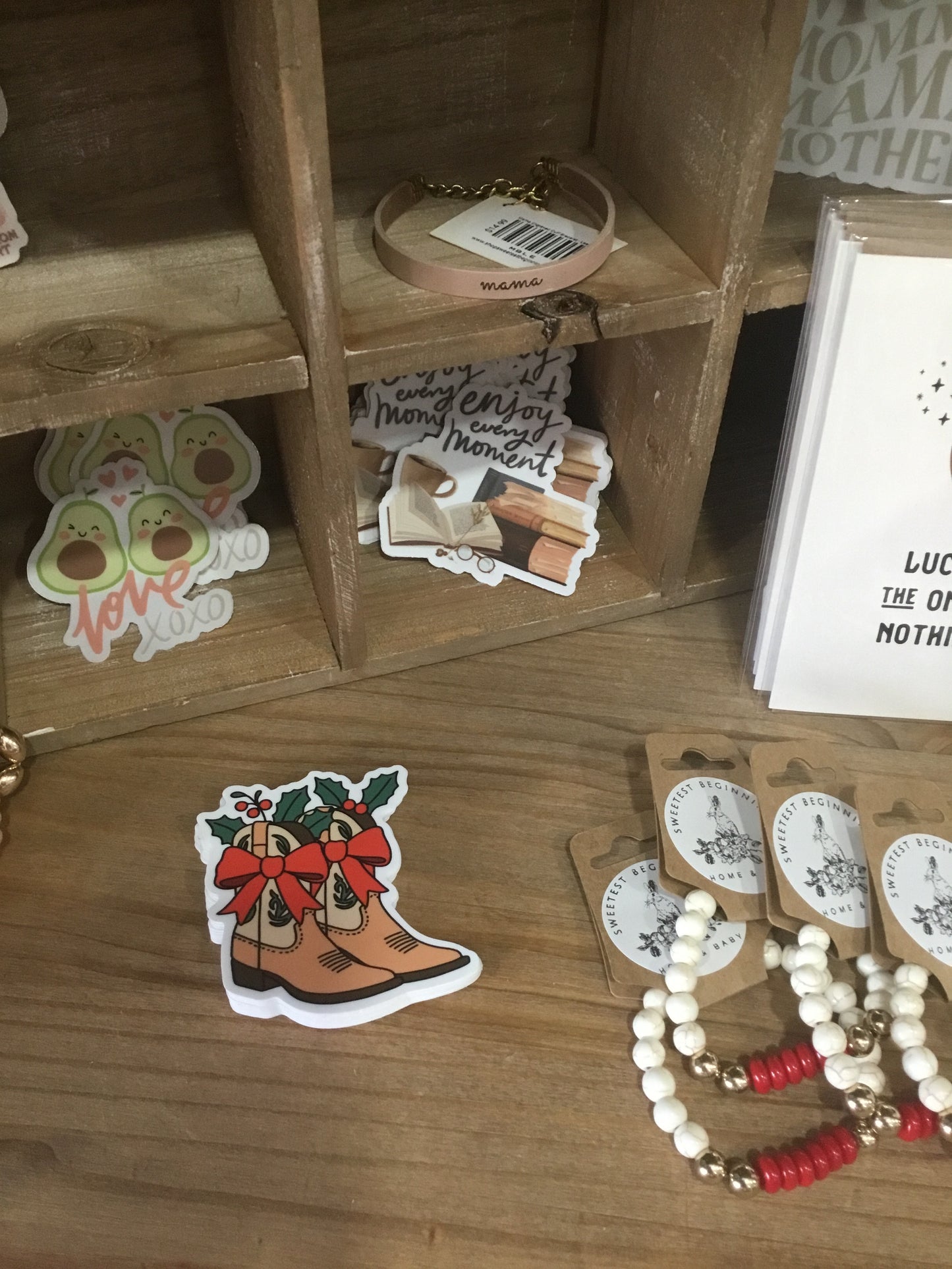 Sticker - Cowboy Boots with Bows