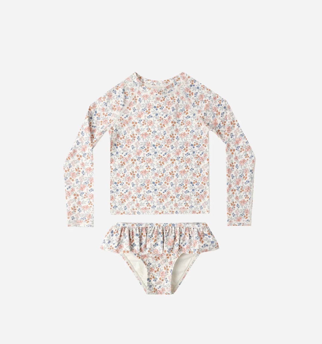 Girls Rashguard Set - Flower Fields