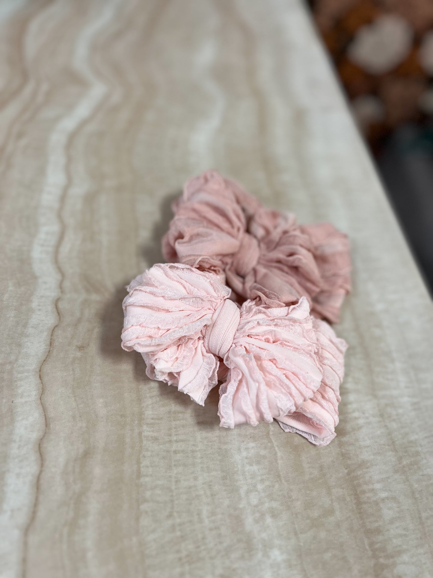 Ruffled Headband | Paris Pink