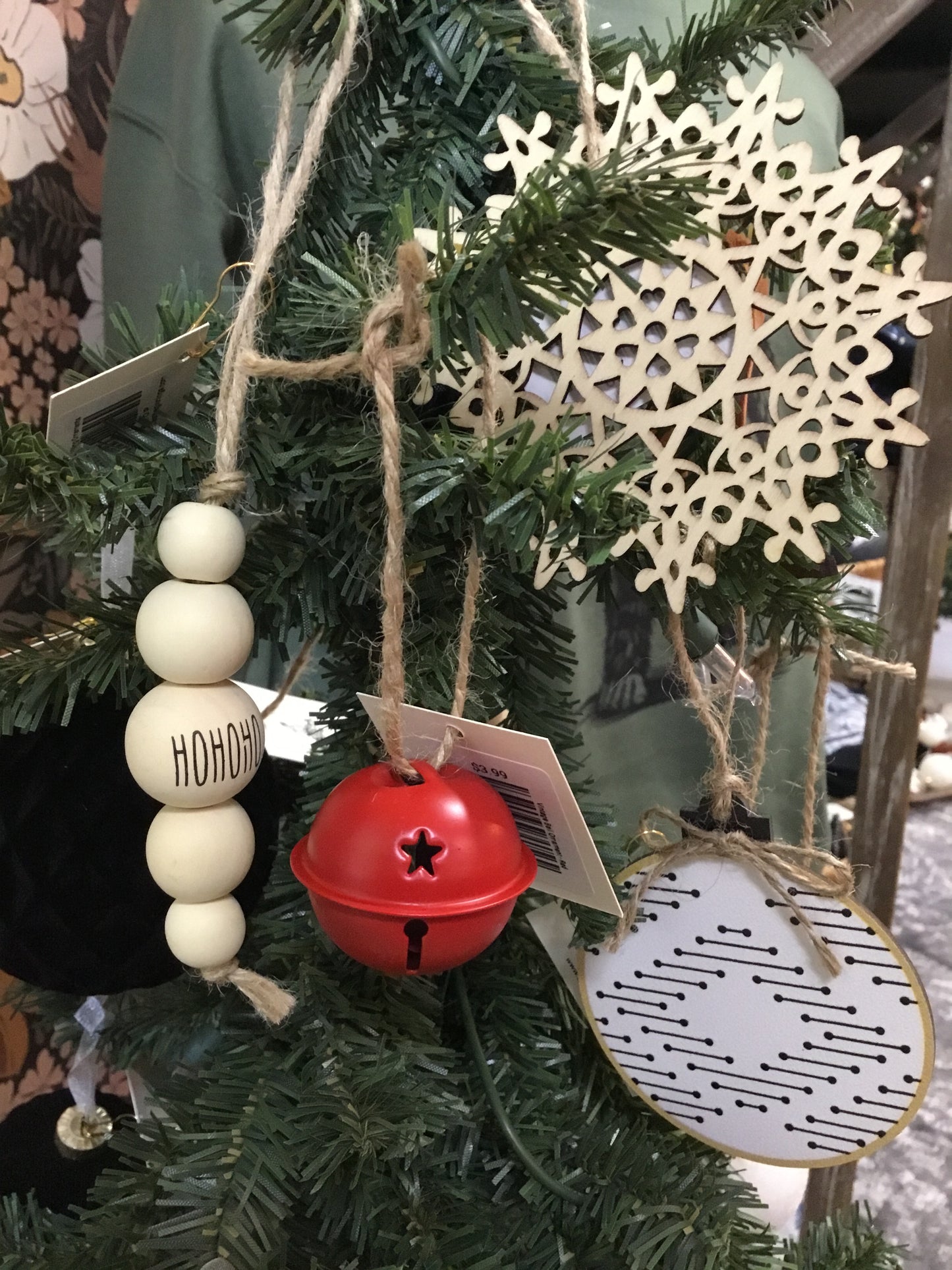 Vintage Bell Ornament - Red