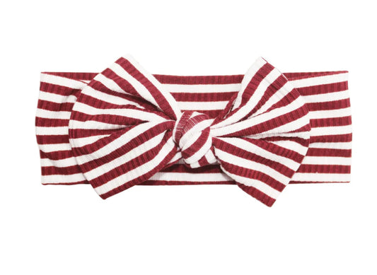 Red Stripe Bow