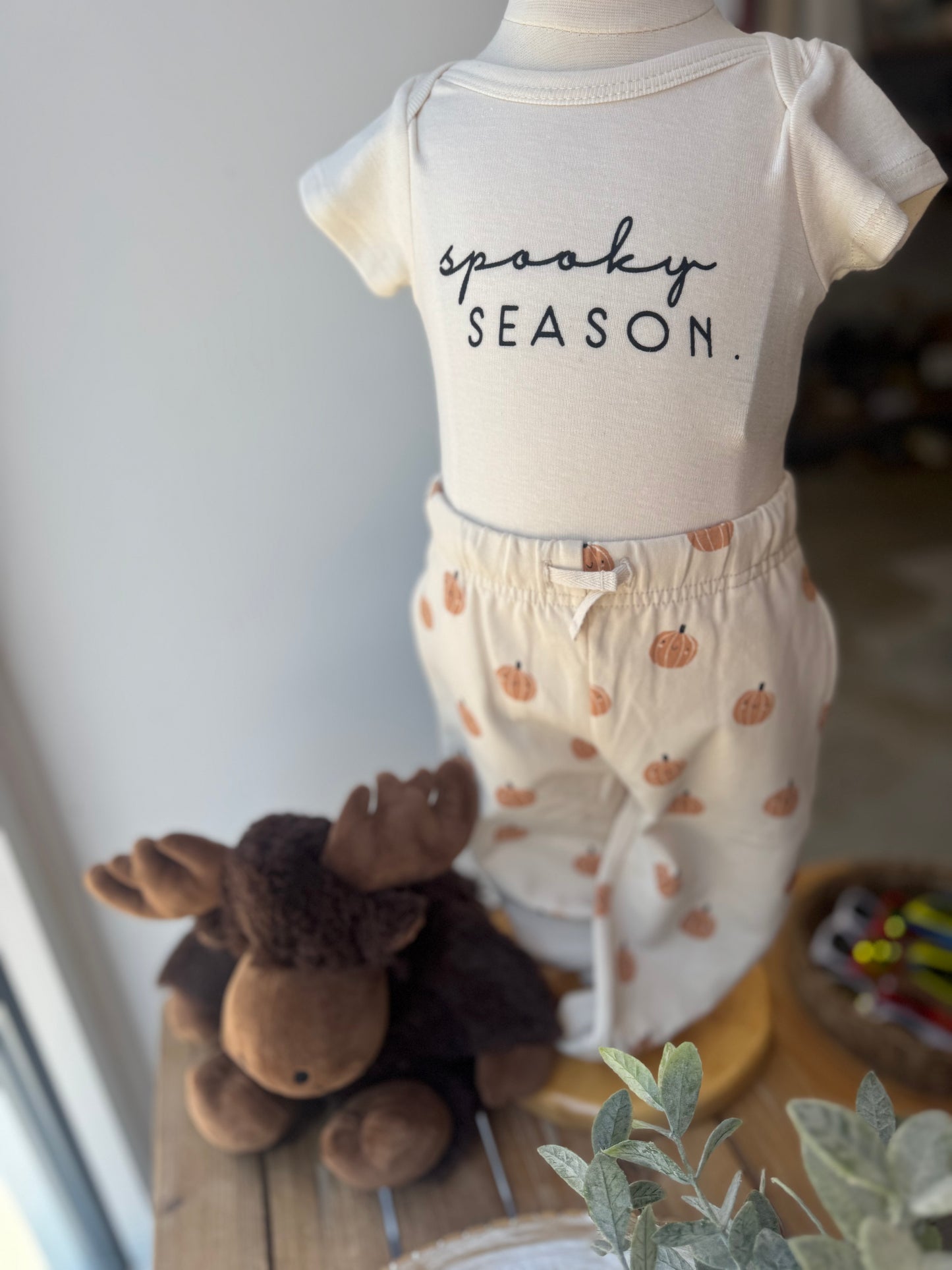 Relaxed Fleece Sweatpant - Smiley Pumpkins