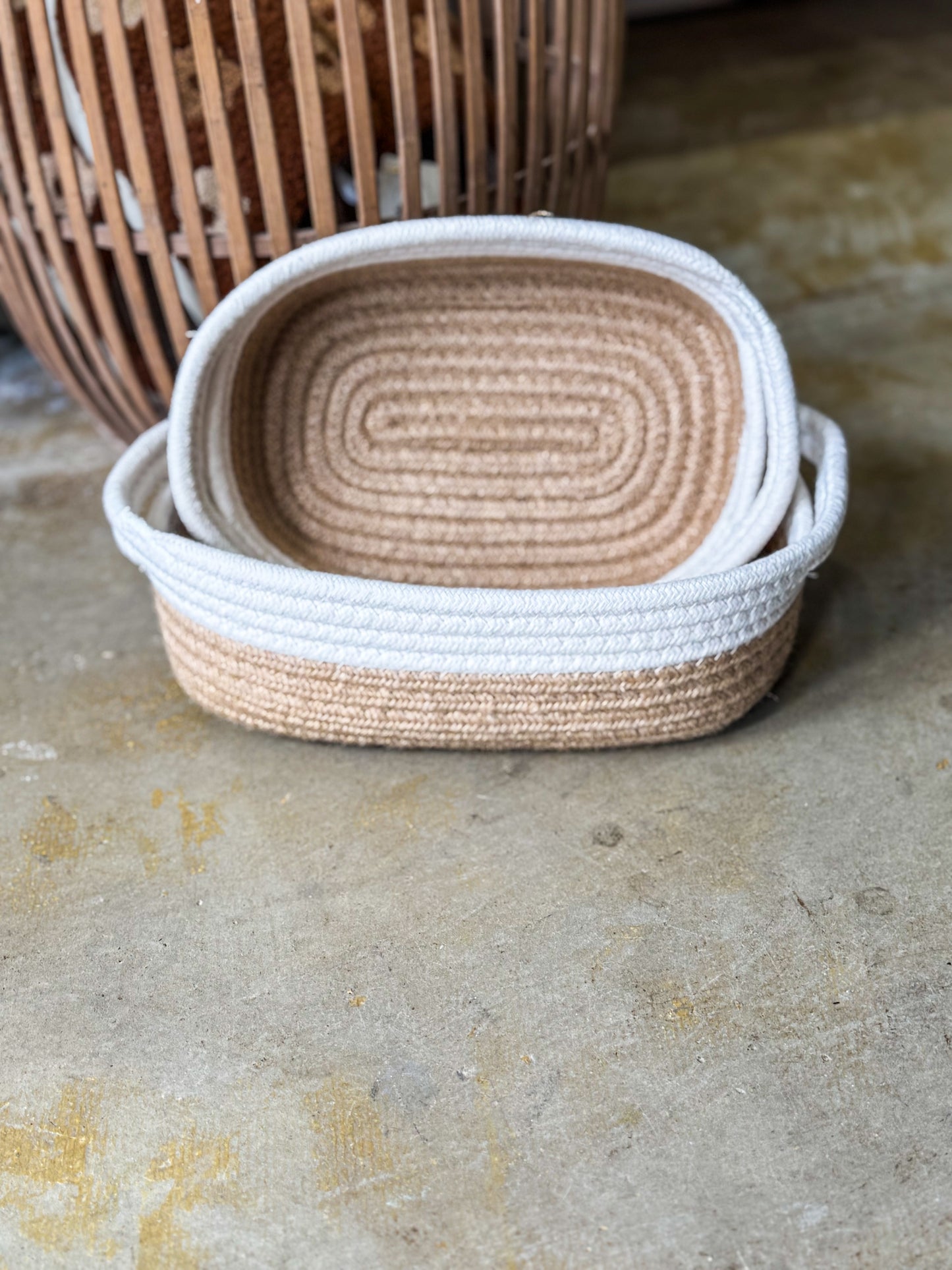 Build your own Basket - White Trim Top