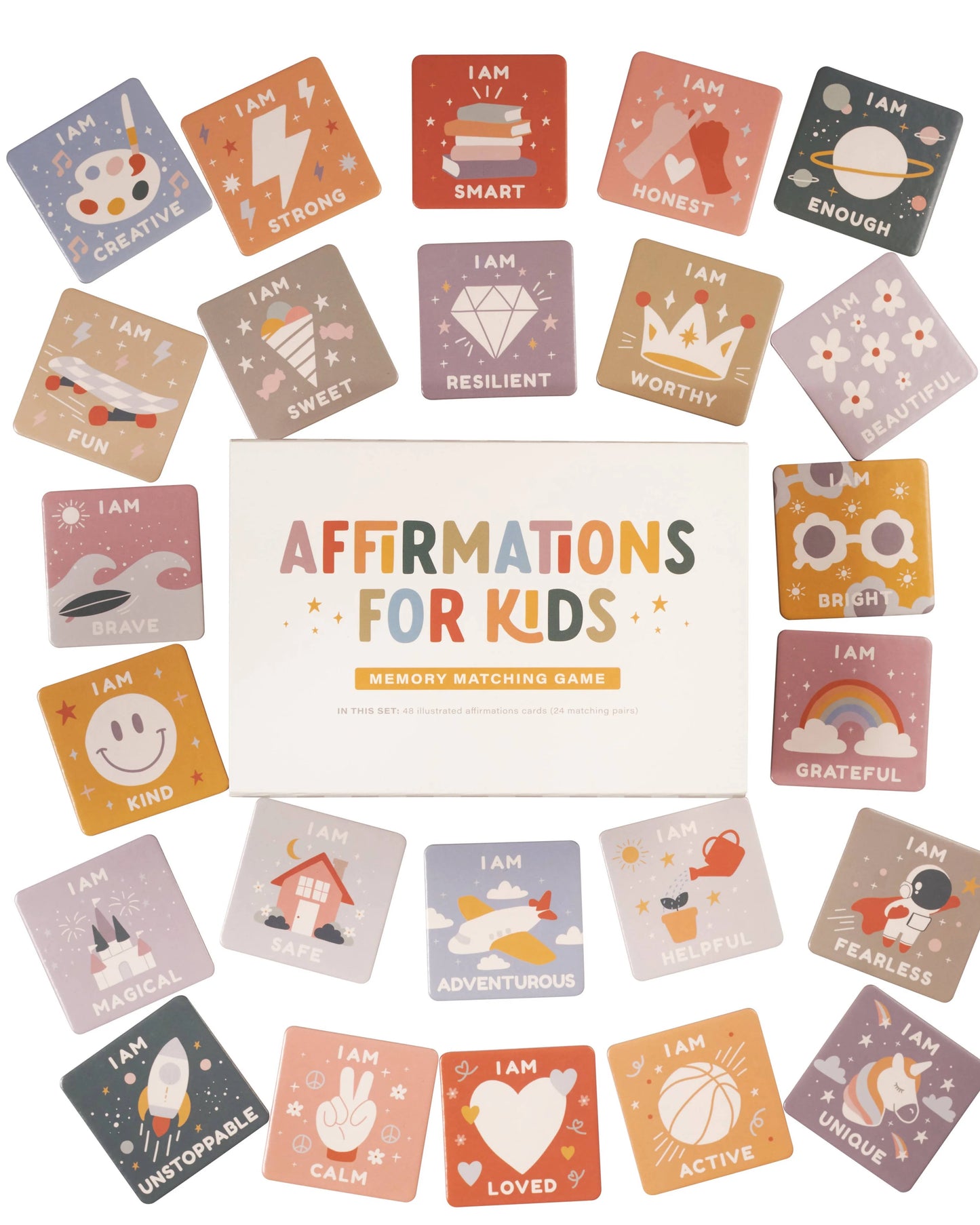 Affirmations for Kids Memory Game